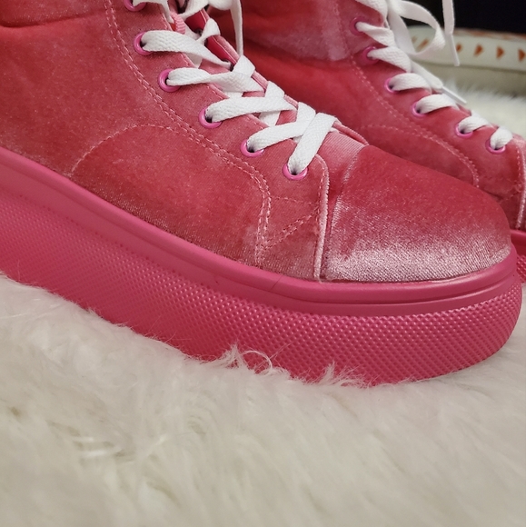 Hot Pink High Tops - Picture 6 of 8